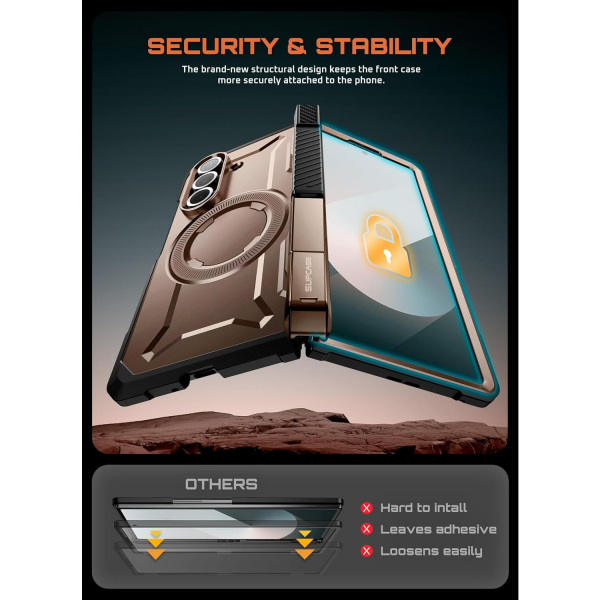 SUPCASE Samsung Galaxy Z Fold 7 UB Grip Klf-Desert