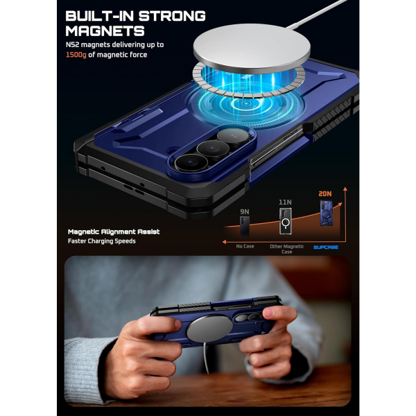 SUPCASE Samsung Galaxy Z Fold 7 UB Grip Klf-Azure