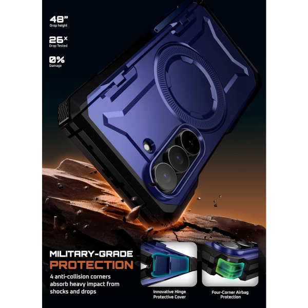 SUPCASE Samsung Galaxy Z Fold 7 UB Grip Klf-Azure