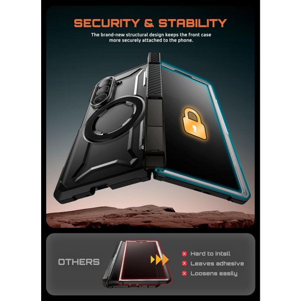 SUPCASE Samsung Galaxy Z Fold 7 UB Grip Klf-Dark