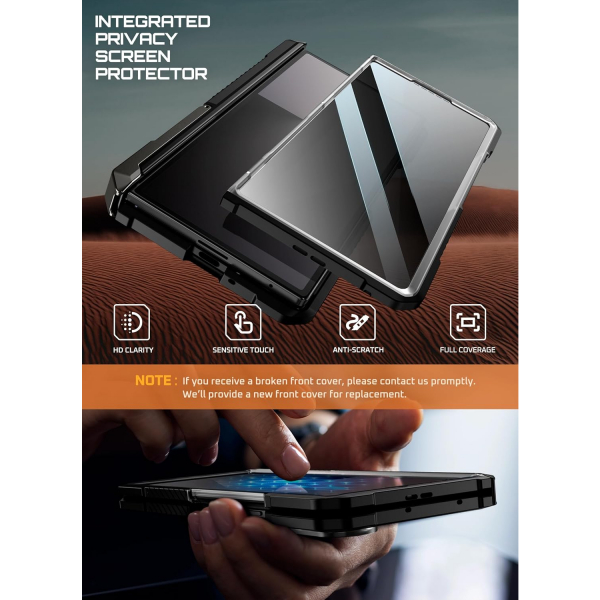 SUPCASE Samsung Galaxy Z Fold 7 UB Grip Klf-Dark