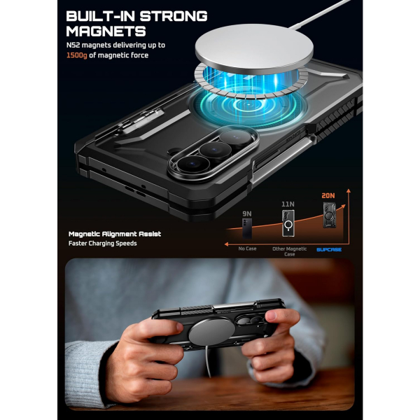 SUPCASE Samsung Galaxy Z Fold 7 UB Grip Klf-Dark