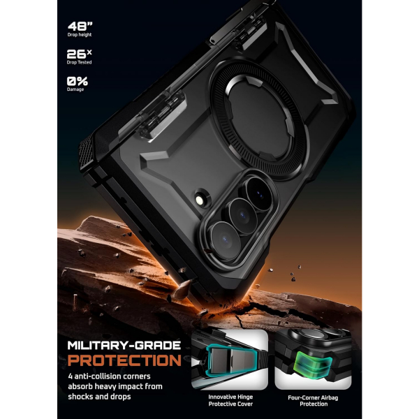 SUPCASE Samsung Galaxy Z Fold 7 UB Grip Klf-Dark