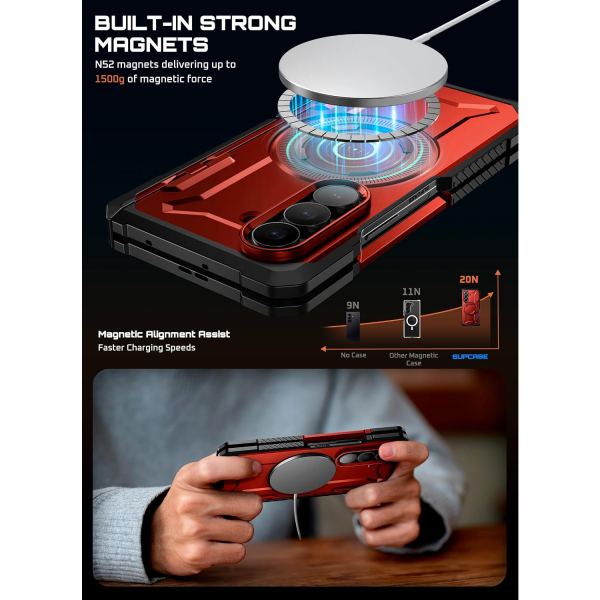 SUPCASE Samsung Galaxy Z Fold 7 UB Grip K�l�f-Ruddy
