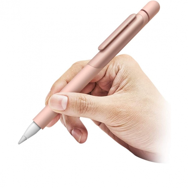 SUPCASE Apple Pencil 1 Silikon Koruyucu Klf-Rose
