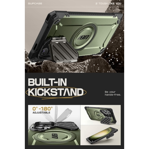 SUPCASE UBMag XT Serisi Galaxy S24 Ultra Klf-Guldan