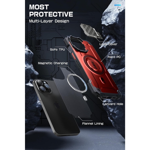 SUPCASE UBMag XT iPhone 15 Pro Max Klf -Ruddy