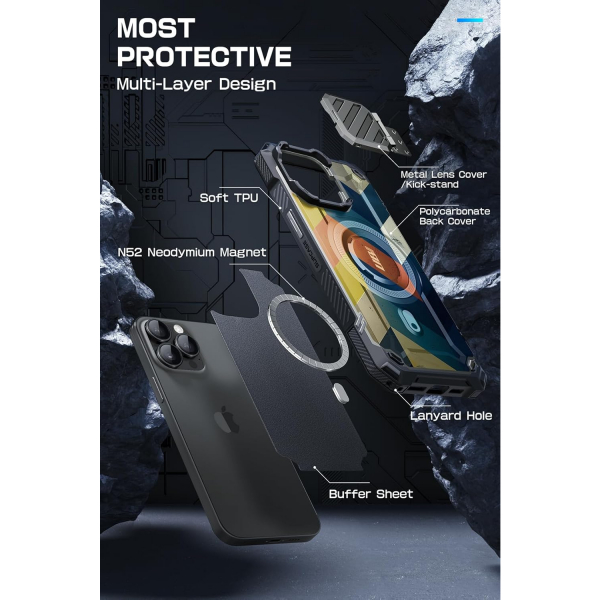SUPCASE UBMag XT iPhone 15 Pro Max Klf -Chevron