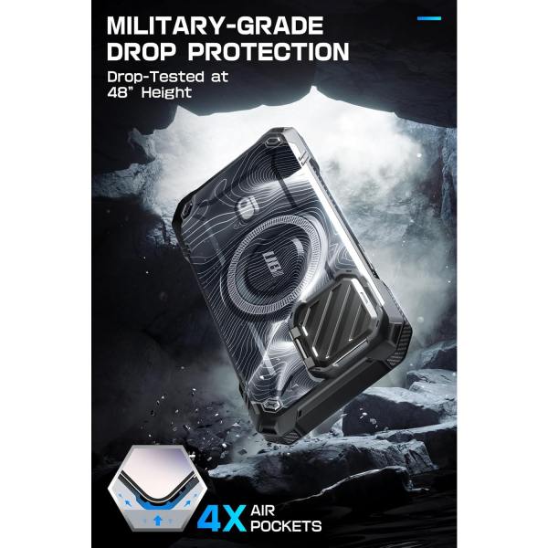 SUPCASE UBMag XT iPhone 15 Pro Max Klf -BlackRipple