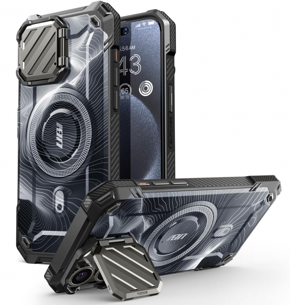 SUPCASE UBMag XT iPhone 15 Pro Max Klf -BlackRipple