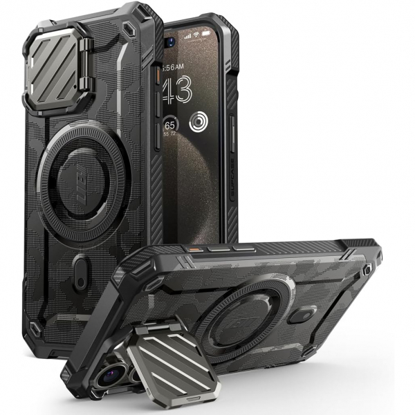 SUPCASE UBMag XT iPhone 15 Pro Max Klf -BlackCamo