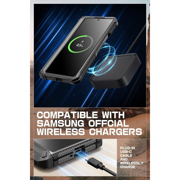 SUPCASE UBP Tam Korumal Galaxy Z Fold 6 Klf-TiGray