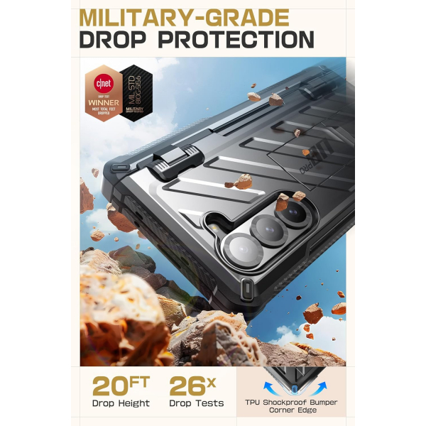 SUPCASE UBP Tam Korumal Galaxy Z Fold 6 Klf-TiGray