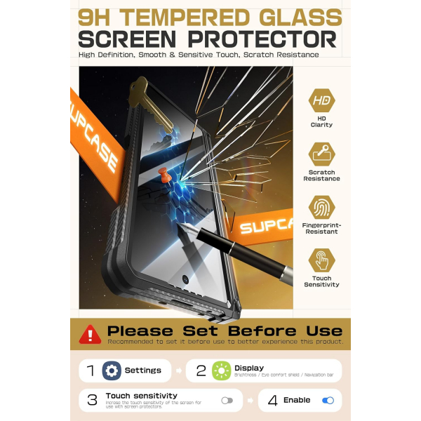 SUPCASE UBP Tam Korumal Galaxy Z Fold 6 Klf-TiGray