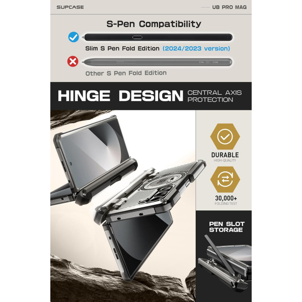 SUPCASE UBP Mag Galaxy Z Fold 6 Klf-TiGray