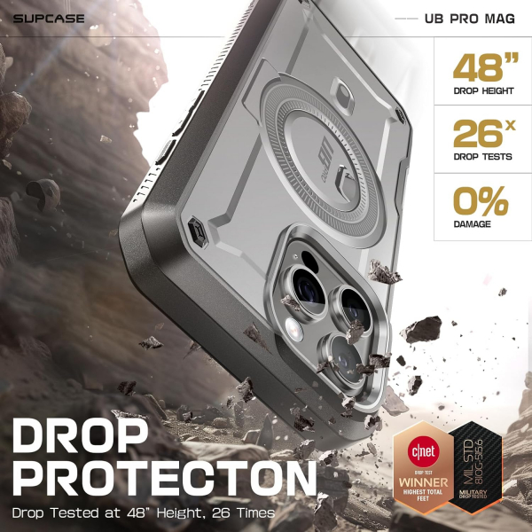 SUPCASE Apple iPhone 16 Pro UBP Mag Tam Korumal Klf-TiGray