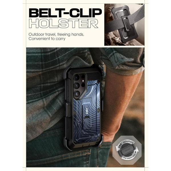 SUPCASE UBP Serisi Galaxy S24 Ultra Klf-BlueRipple