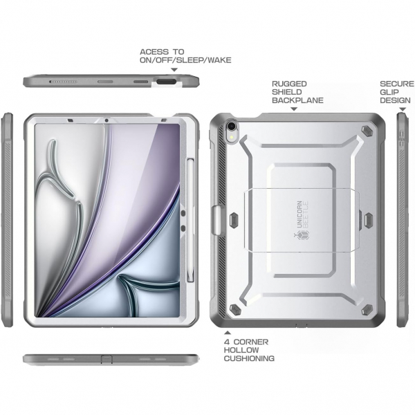 SUPCASE UBP Standl iPad Air M2/M3 Klf (11 in)-White