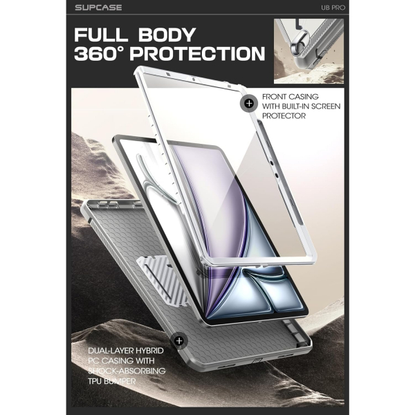SUPCASE UBP Standl iPad Air M2/M3 Klf (11 in)-White