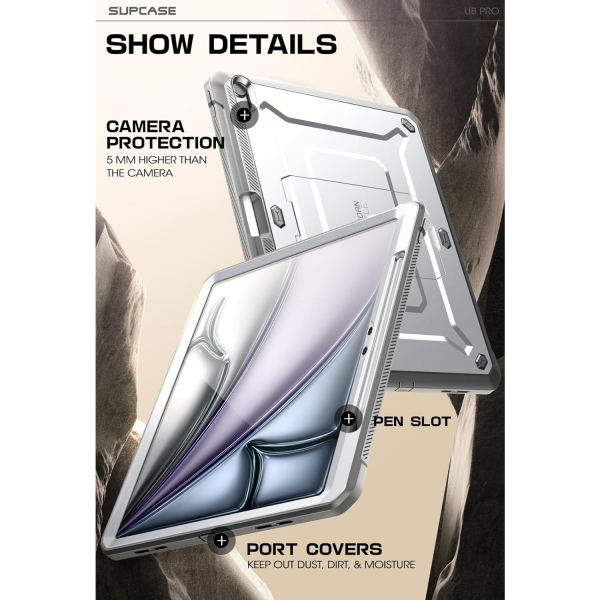 SUPCASE UBP Standl iPad Air M2/M3 Klf (13 in)-White