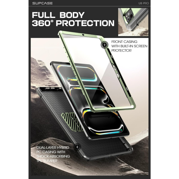 SUPCASE UBP Standl iPad Pro M4 Klf (11 in)-Guldan