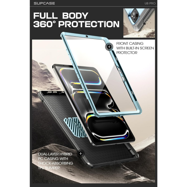 SUPCASE UBP Standl iPad Pro M4 Klf (11 in)-Arctic