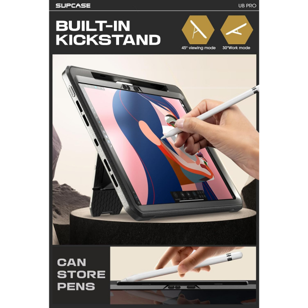 SUPCASE UBP Standl iPad Pro M4 Klf (11 in)-Black