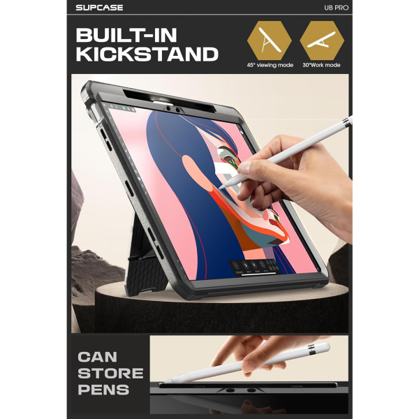 SUPCASE UBP Standl iPad Air M2/M3 Klf (13 in)-Black