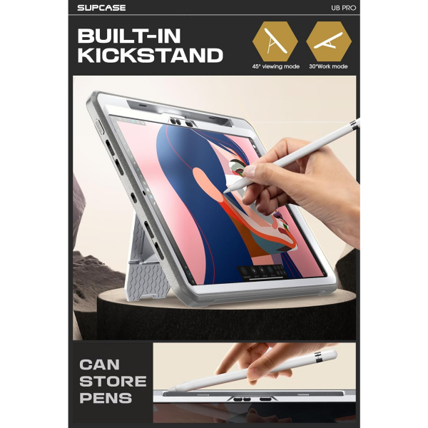 SUPCASE UBP Standl iPad Pro M4 Klf (13 in)-White