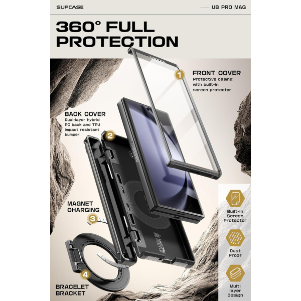 SUPCASE UBP Mag Galaxy Z Fold 6 Klf-Black 