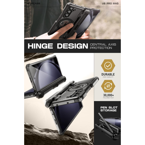 SUPCASE UBP Mag Galaxy Z Fold 6 Klf-Black 