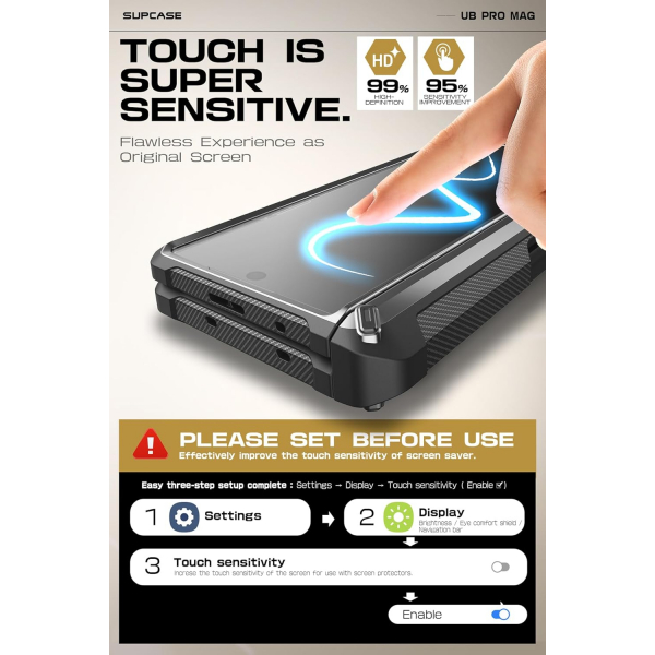 SUPCASE UBP Mag Galaxy Z Fold 6 Klf-Black 