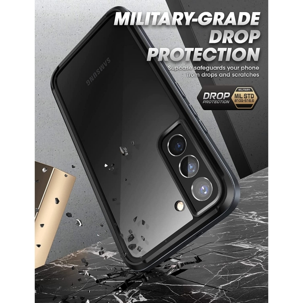 SUPCASE UB Edge Pro Serisi Samsung Galaxy S22 Klf-Black