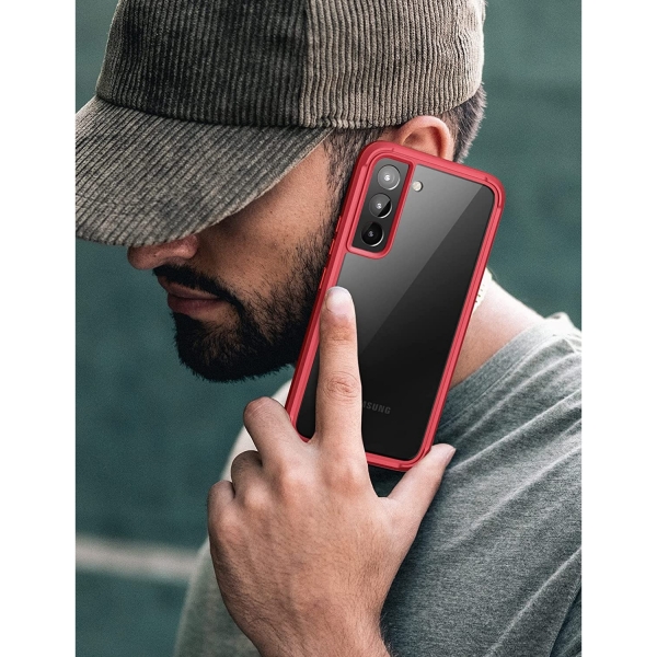 SUPCASE UB Edge Pro Serisi Samsung Galaxy S22 Klf-Red