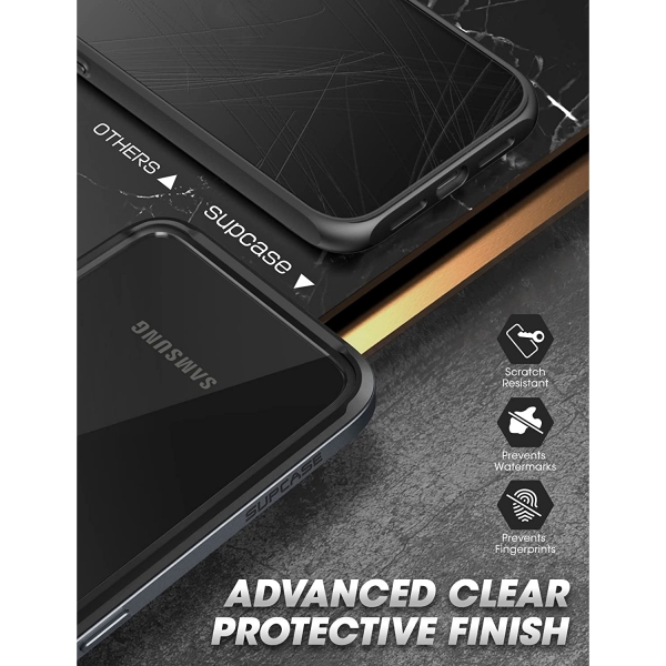 SUPCASE UB Edge Pro Serisi Samsung Galaxy S22 Klf-Black