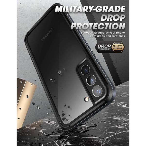 SUPCASE UB Edge Pro Serisi Samsung Galaxy S22 Plus Klf-Black