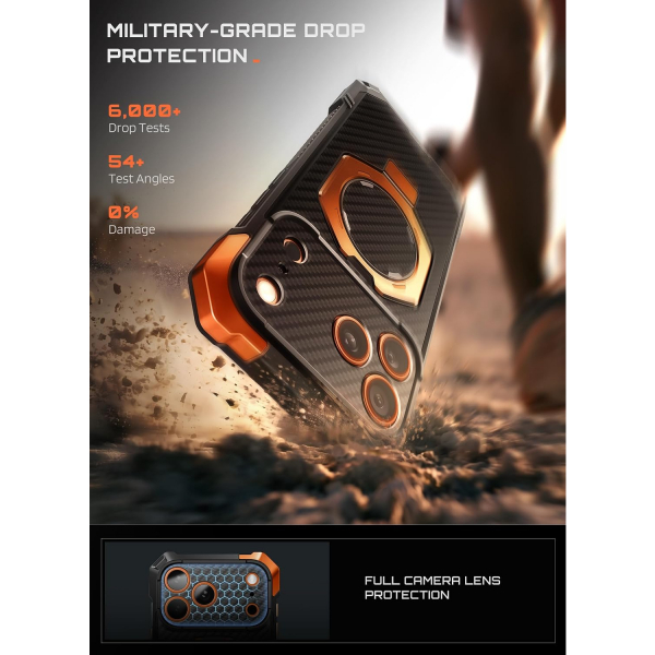 SUPCASE UB Grip iPhone 18 Pro Max Standl� K�l�f-Aramid