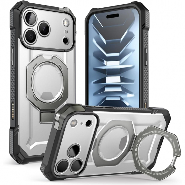 SUPCASE UB Grip iPhone 18 Pro Max Standl� K�l�f-Gray