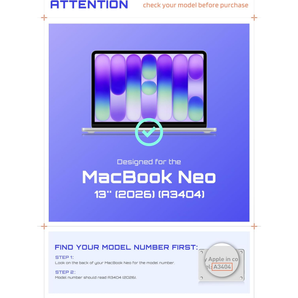 SUPCASE Unicorn Beetle MacBook Neo Laptop K�l�f�-Black
