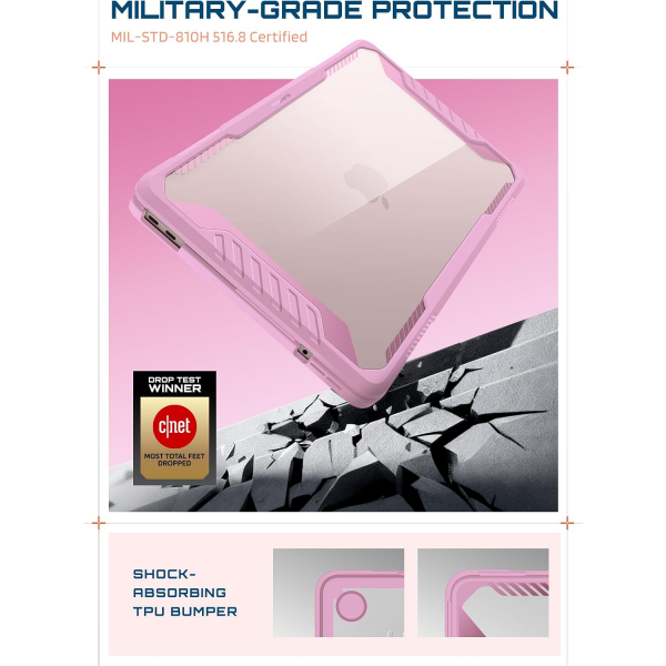 SUPCASE Unicorn Beetle MacBook Neo Laptop K�l�f�-Blush