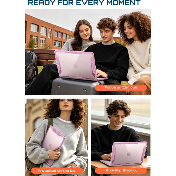 SUPCASE Unicorn Beetle MacBook Neo Laptop K�l�f�-Blush