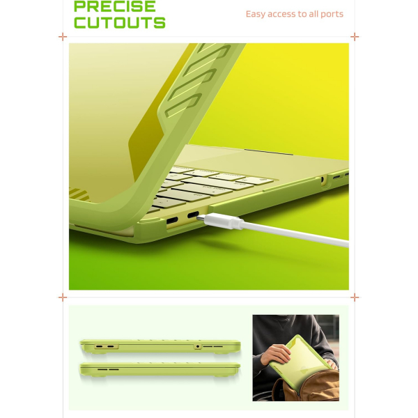SUPCASE Unicorn Beetle MacBook Neo Laptop K�l�f�-Citrus