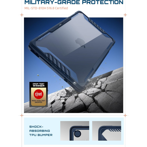 SUPCASE Unicorn Beetle MacBook Neo Laptop K�l�f�-Indigo