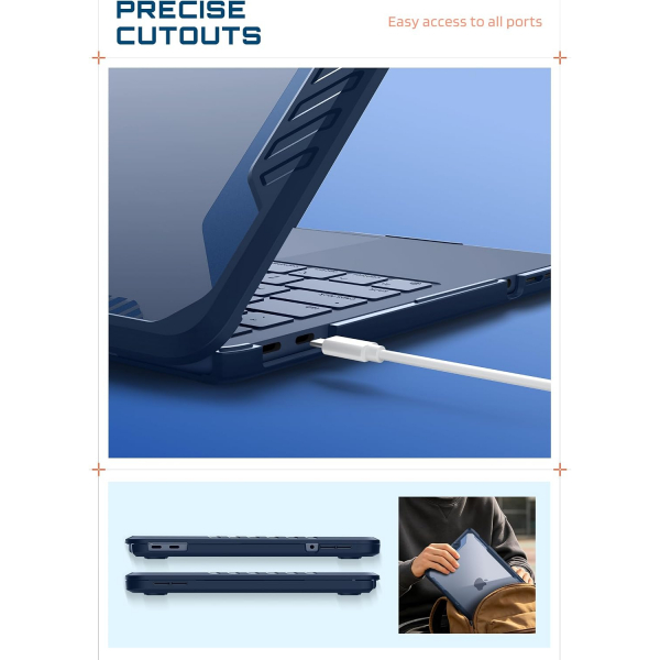 SUPCASE Unicorn Beetle MacBook Neo Laptop K�l�f�-Indigo