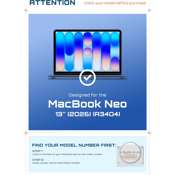 SUPCASE Unicorn Beetle MacBook Neo Laptop K�l�f�-Indigo