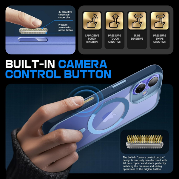 SUPCASE Apple iPhone 16 UB Standl Mag Klf -Azure