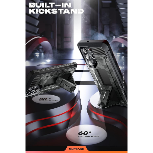 SUPCASE Unicorn Beetle Pro Serisi Galaxy S22 Ultra K�l�f-CamoGrey