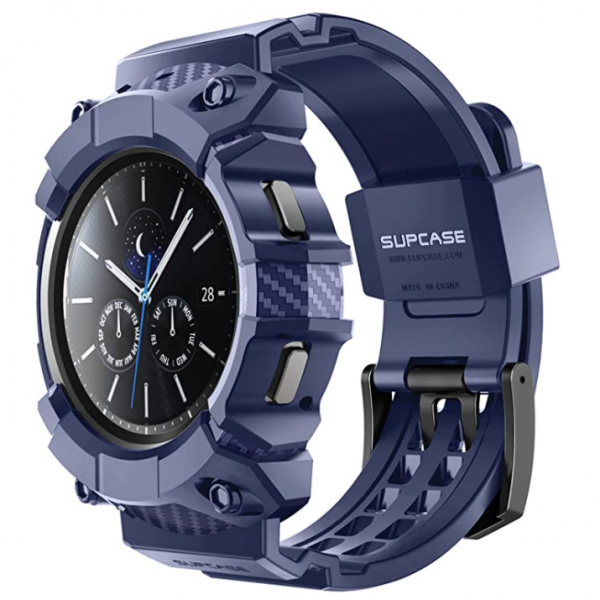 SUPCASE Unicorn Beetle Pro Serisi Galaxy Watch 4 Klf (46mm)-Navy