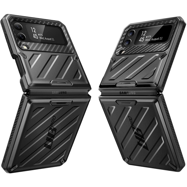 SUPCASE UBP Serisi Samsung Galaxy Z Flip 3 Klf (2021)-Black