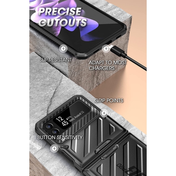 SUPCASE Unicorn Beetle Pro Serisi Samsung Galaxy Z Flip 4 Klf